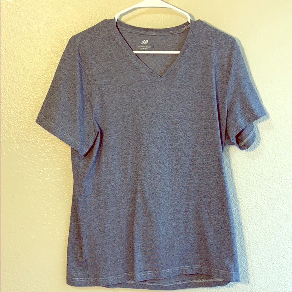 Men’s Grey V-neck